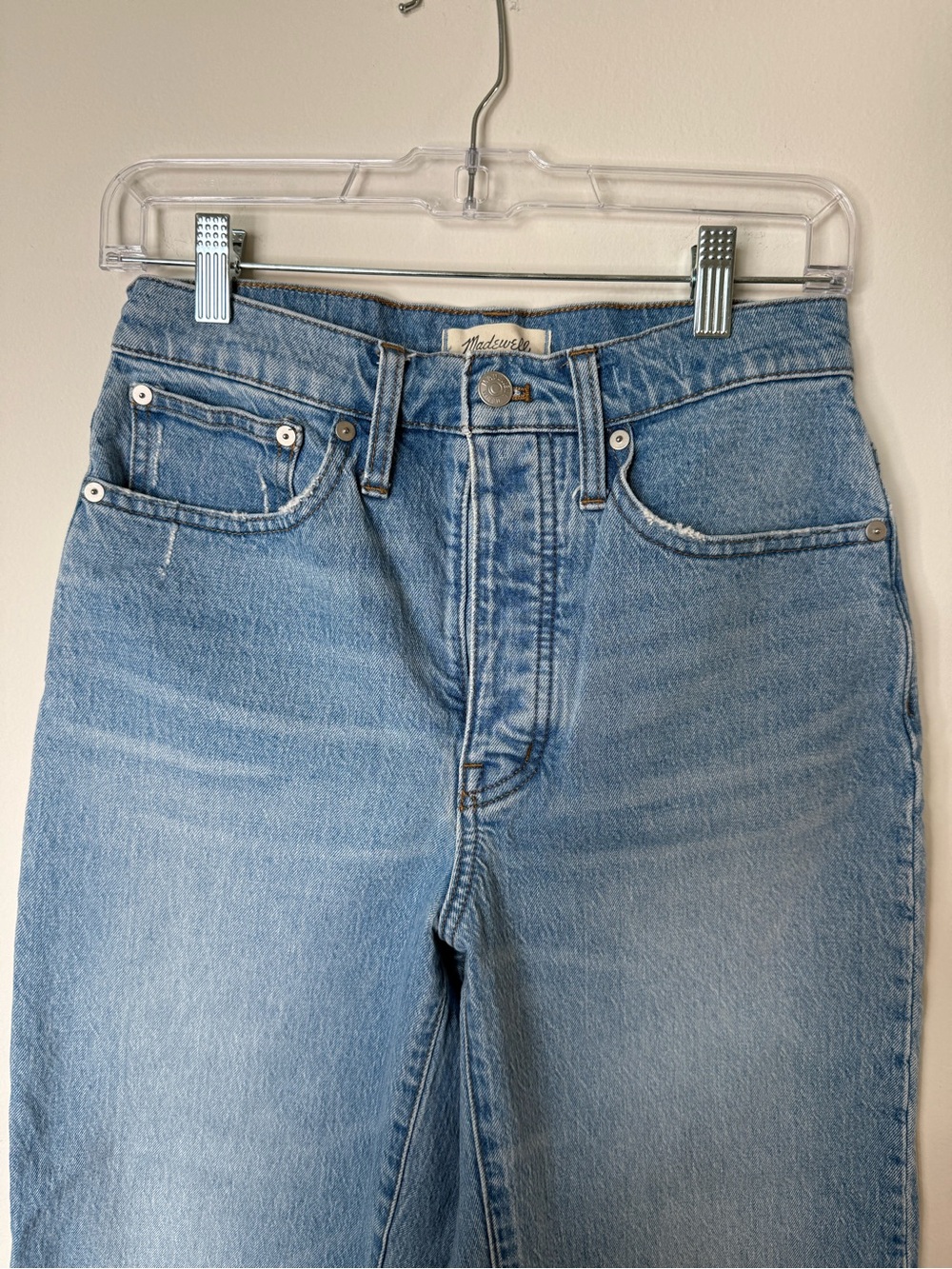 Madewell Balloon Women’s jeans in light blue wash - Picture 3 of 5